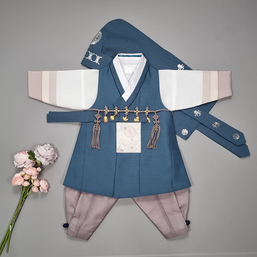 Boy's Hanbok for First Birthday Dohl Celebration And Korean Traditional Holiday outlet | For 0-11 Years Old (HRB0008)