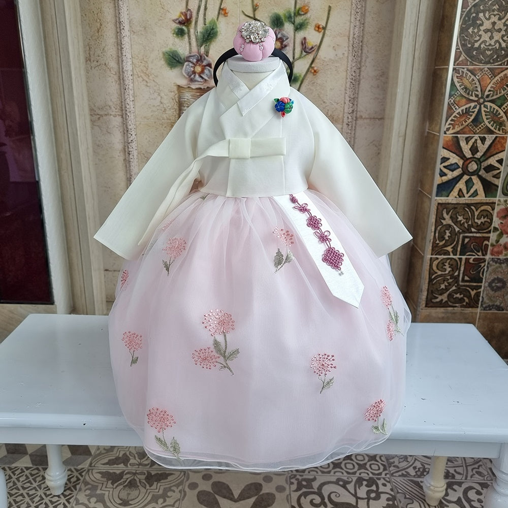 Hanbok Girl Baby Korea Traditional Clothing Set First Birthday Celebra BellaHanbok