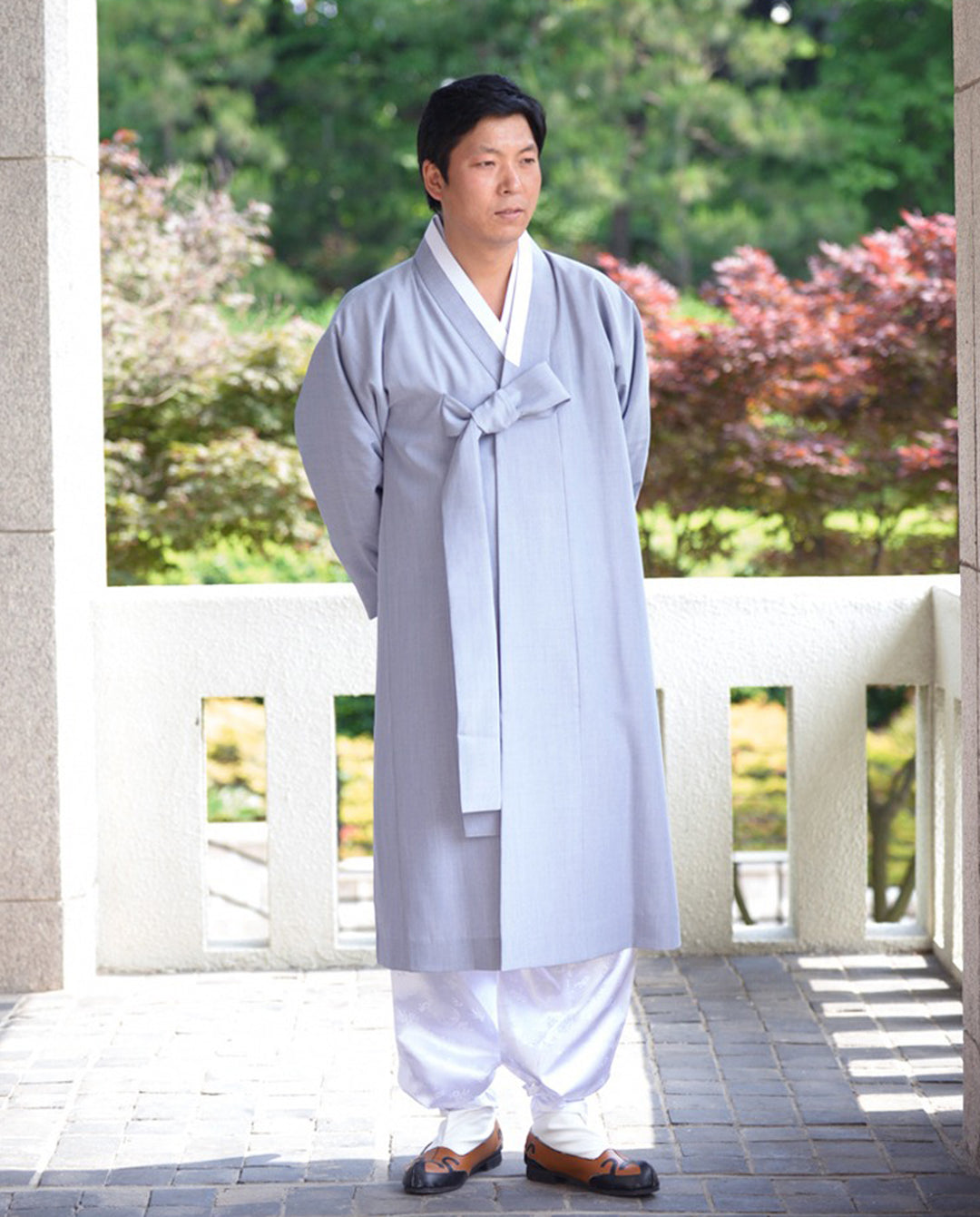 Korean Traditional Man's Jacket Coat Durumagi 두루마기 Clothing Ceremony KND004