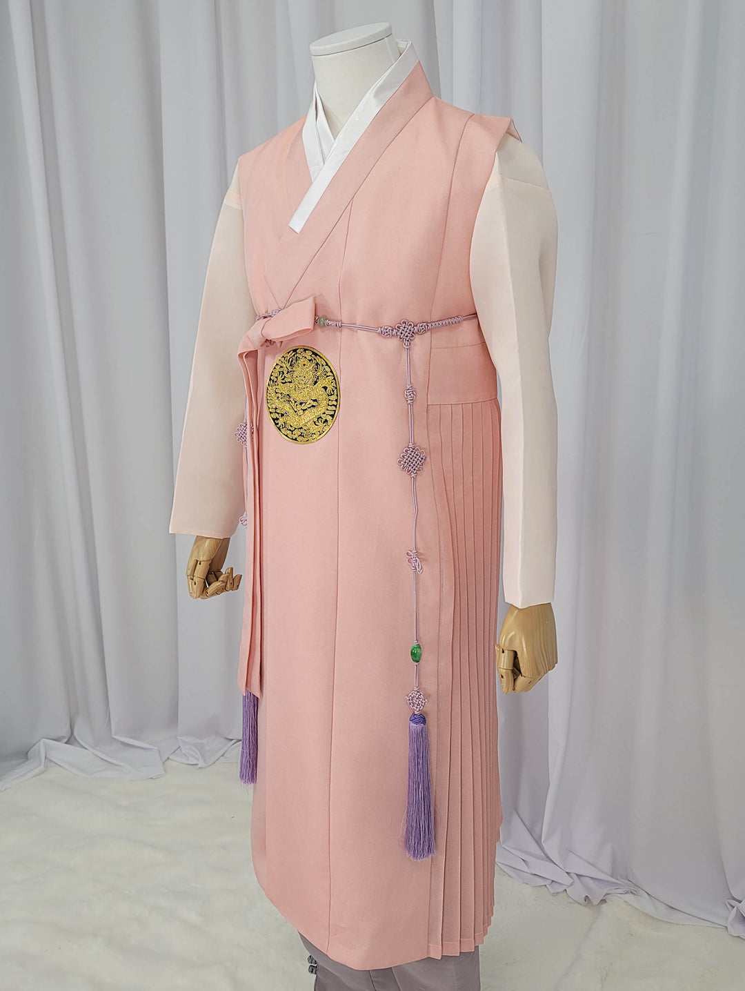 Korean Traditional Man Male Personal Custom Hanbok&nbsp; Peach Wedding Party Ceremony OSM147