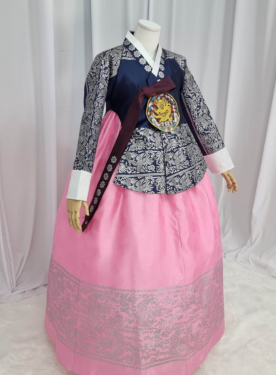 Korean Traditional Woman Personal Custom Hanbok Wedding Party Ceremony High Quality Print Dangui 당의 Queen Princess Design Hanbok OSW141