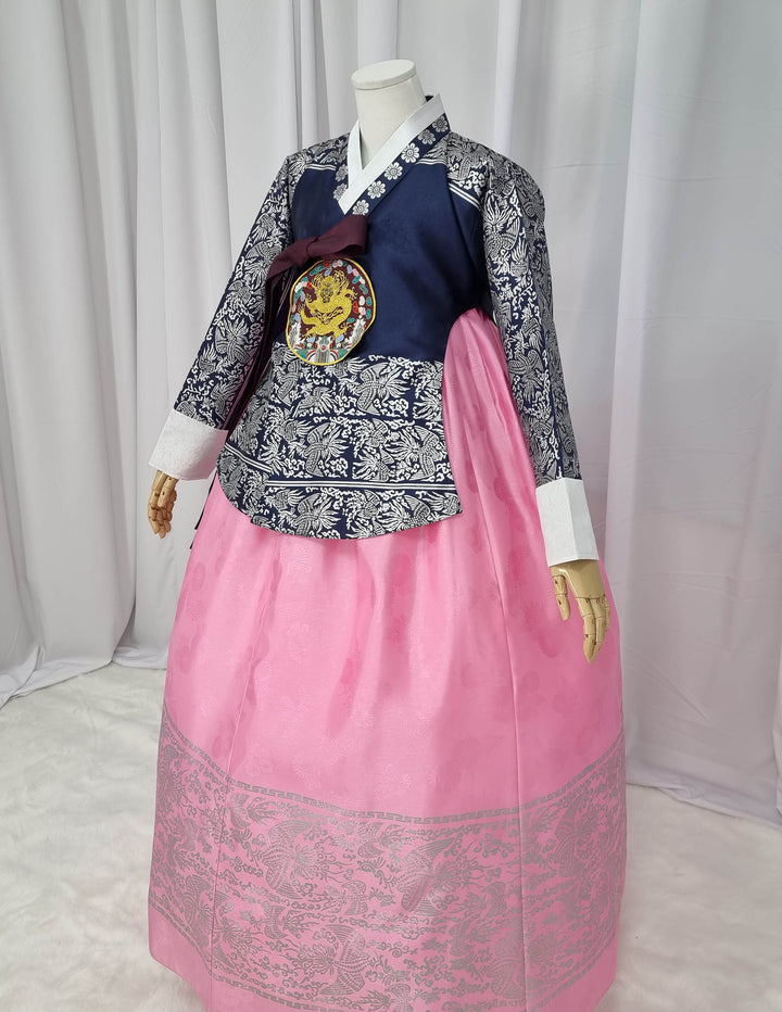 Korean Traditional Woman Personal Custom Hanbok Wedding Party Ceremony High Quality Print Dangui 당의 Queen Princess Design Hanbok OSW141