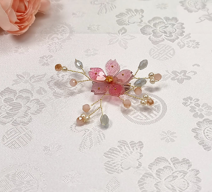 Korea Hanbok Norigae Brooch Baby Girl Ornament Flower JT117