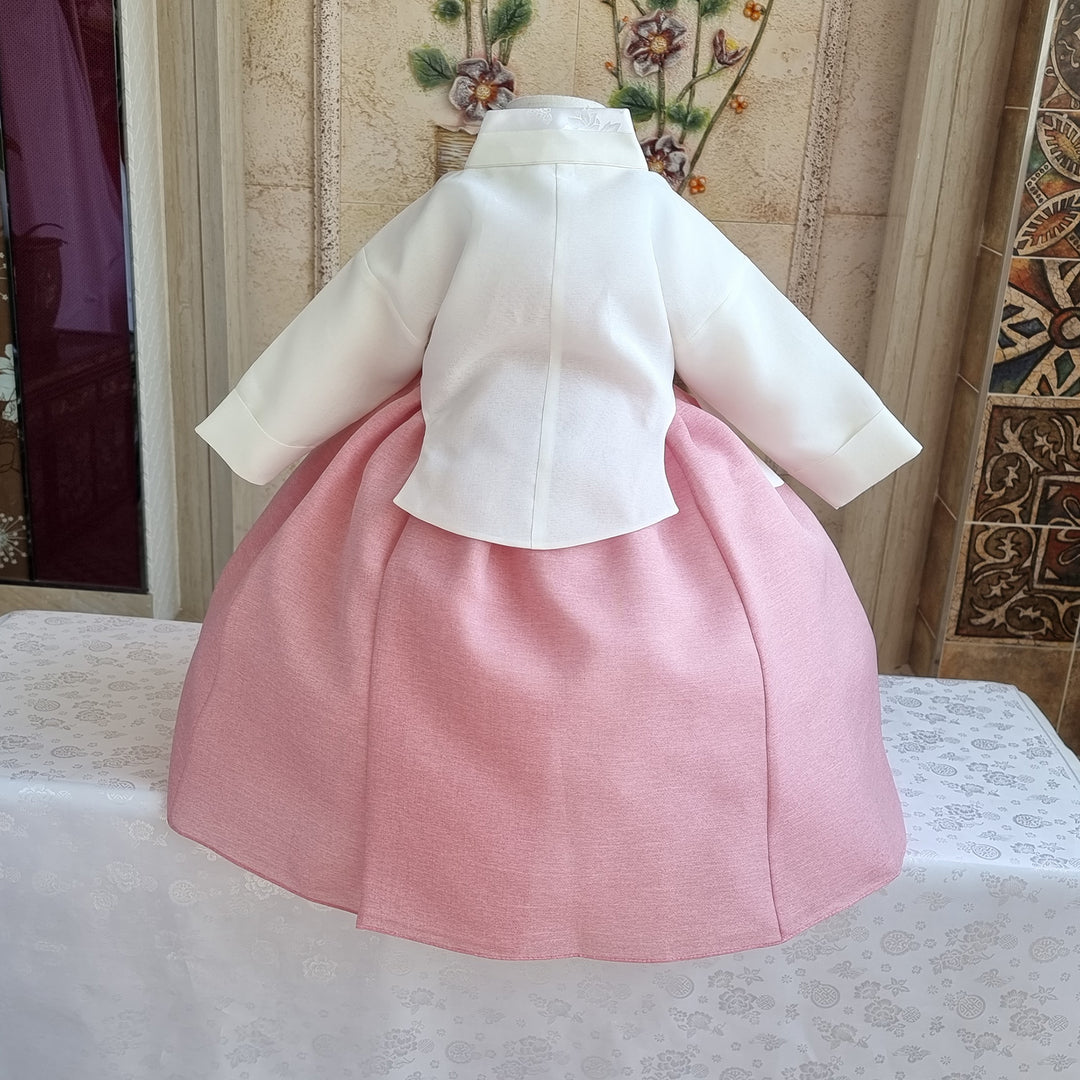 Hanbok Girl Baby Korea Traditional Clothing Set First Birthday Celebration Party 100th Birth Celebration 1–15 years Pink HG162