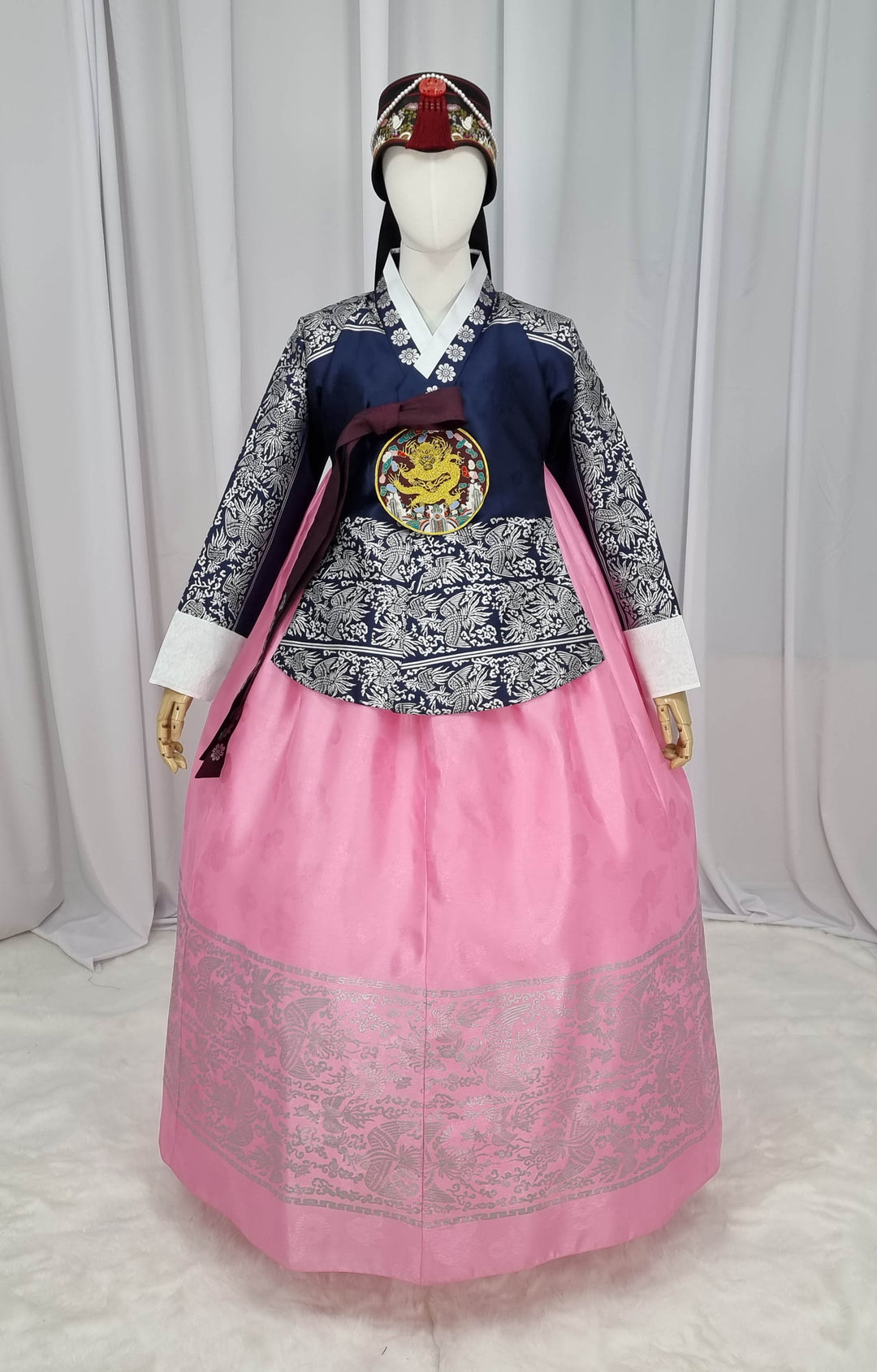 Korean Traditional Woman Personal Custom Hanbok Wedding Party Ceremony High Quality Print Dangui 당의 Queen Princess Design Hanbok OSW141