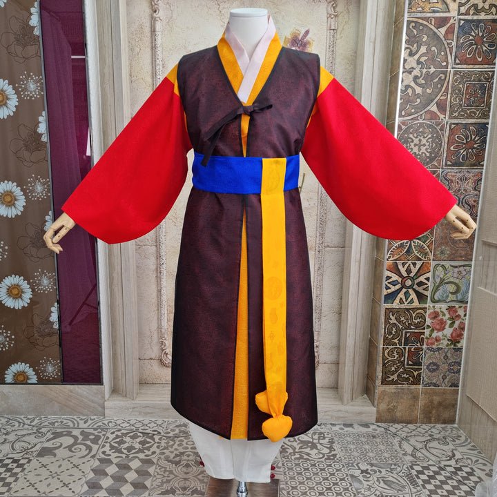 Korean Traditional Man Male Personal Custom Hanbok Solider Costume 포도대장옷 OSM711