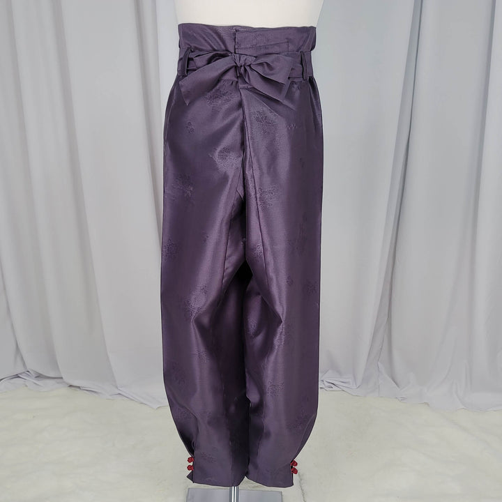 Korean Traditional Man Personal Custom Hanbok Pants Purple Wedding Party Ceremony OSM142