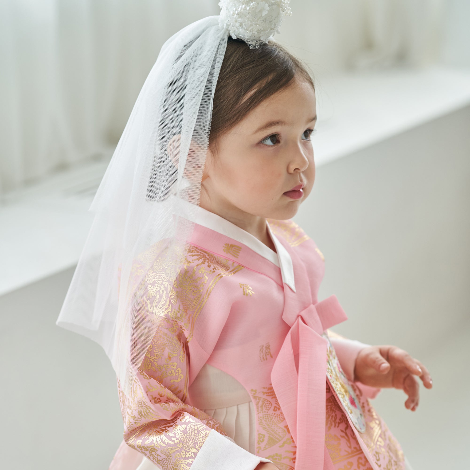 Girl's Hanbok top for First Birthday Dohl Celebration | Baby's Dol Party For 0-11 Years Old (HRG0018)