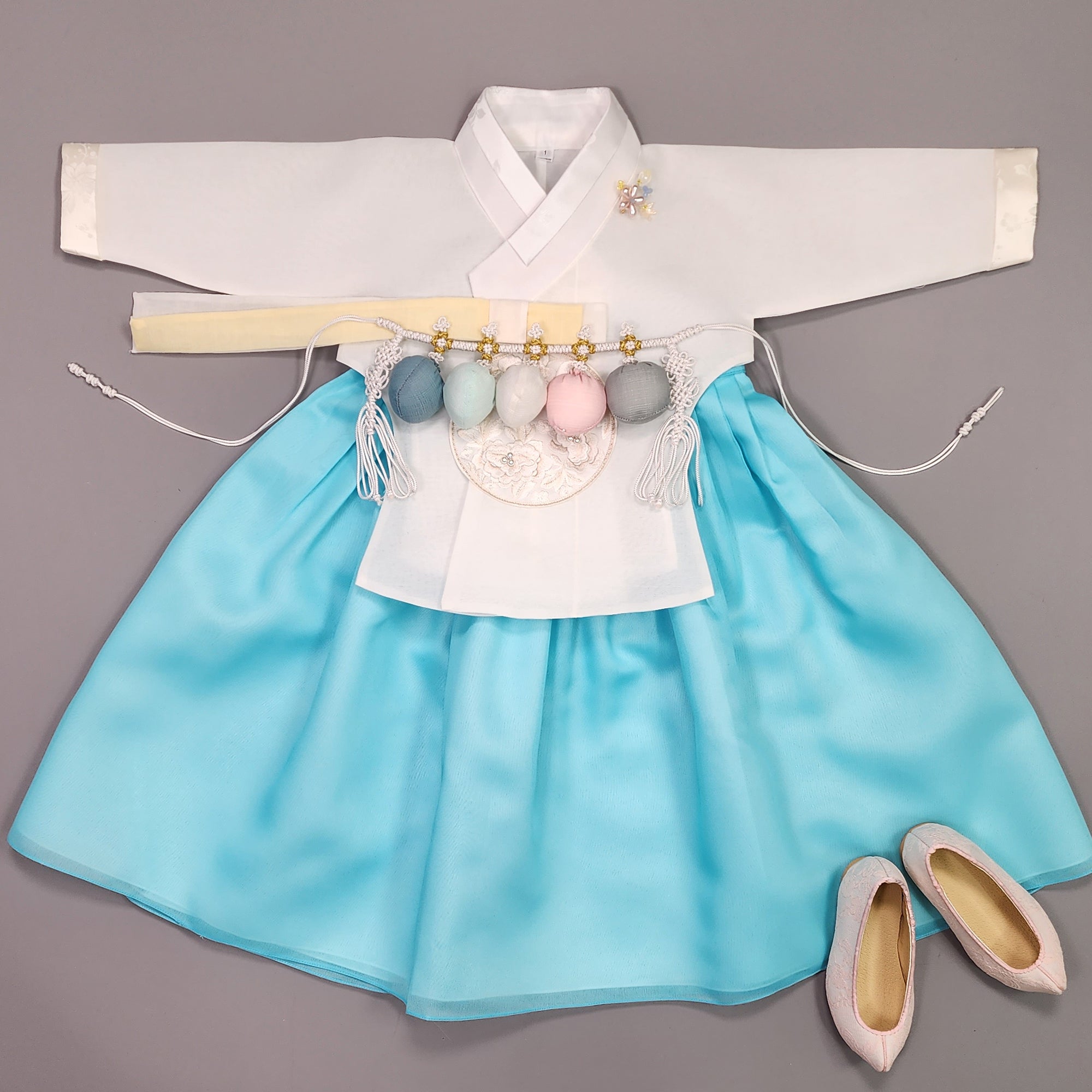 Girl's Hanbok for First Birthday Dohl Celebration | popular Baby's Dol Party For 0-11 Years Old (HRG0018)