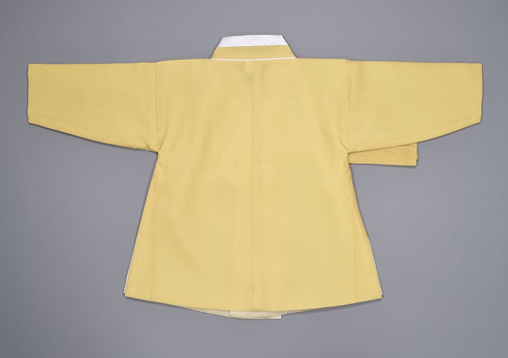 Korean Traditional Boy Baby Hanbok Dol Party Celebration 1-8 Ages Vivid Yellow BDB102