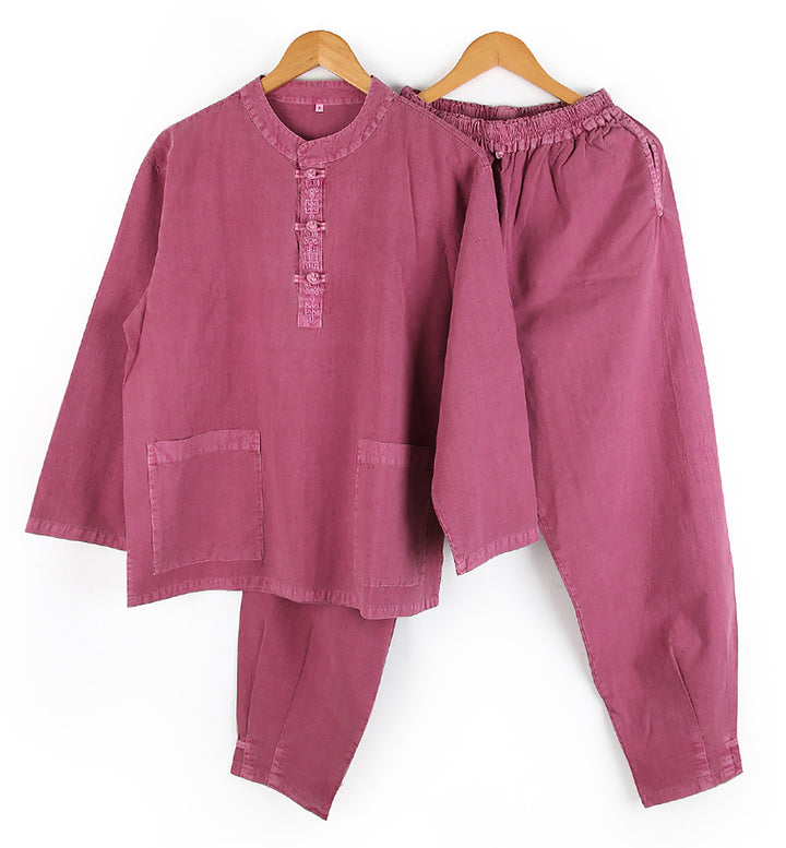 Korean Hanbok Washed Cotton Common Use Man Woman Casual Daily Clothing Long Sleeve JH101