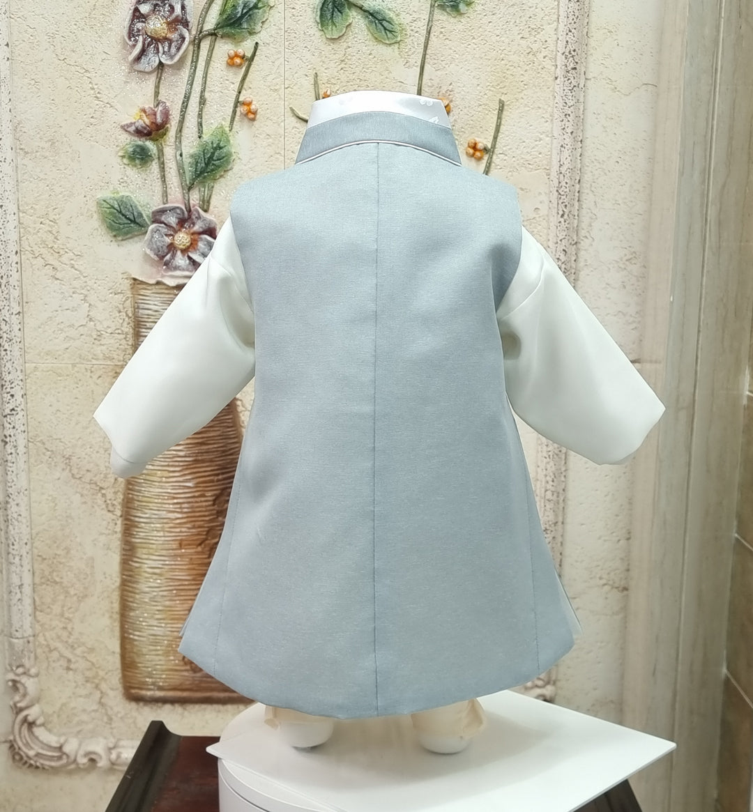 Hanbok Boy Baby Korea Traditional Clothing Set First Birthday Celebration Party 100th Birth Celebration 1–15 years Baby Blue HGB110