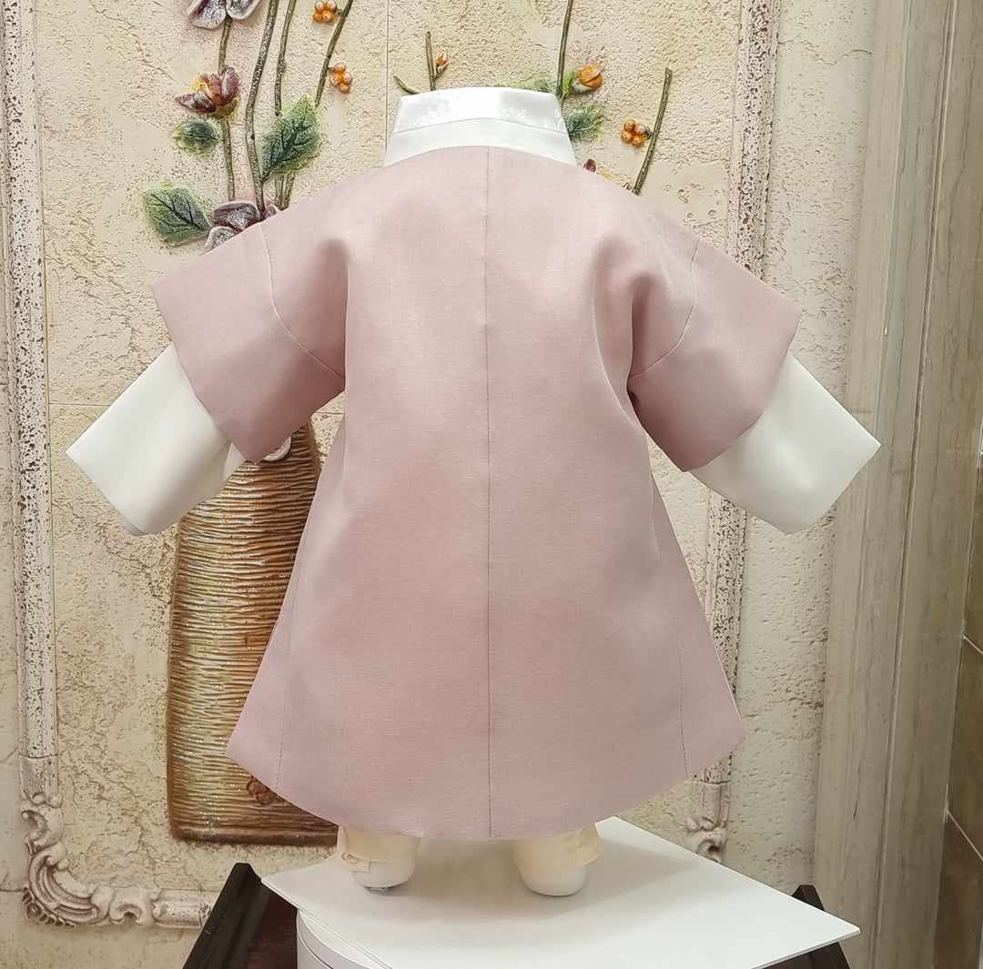 Korean Traditional Boy Baby Hanbok Dol Baikil Party Celebration 100th-10 Ages Pink HGB118