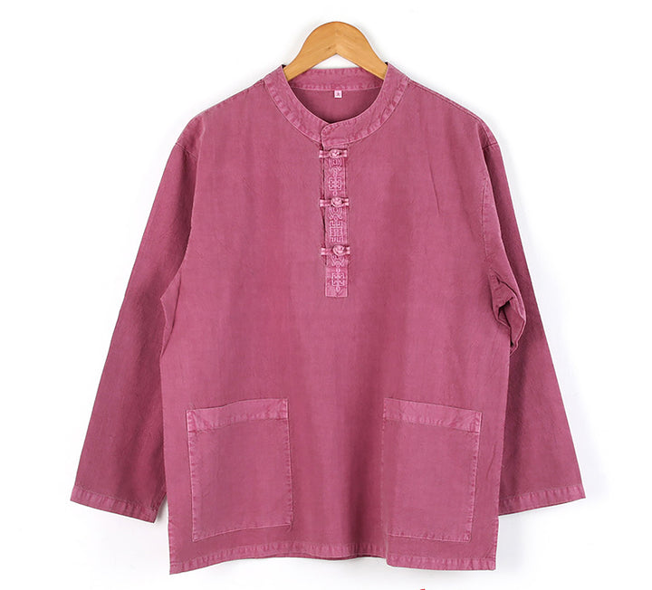 Korean Hanbok Washed Cotton Common Use Man Woman Casual Daily Clothing Long Sleeve JH101