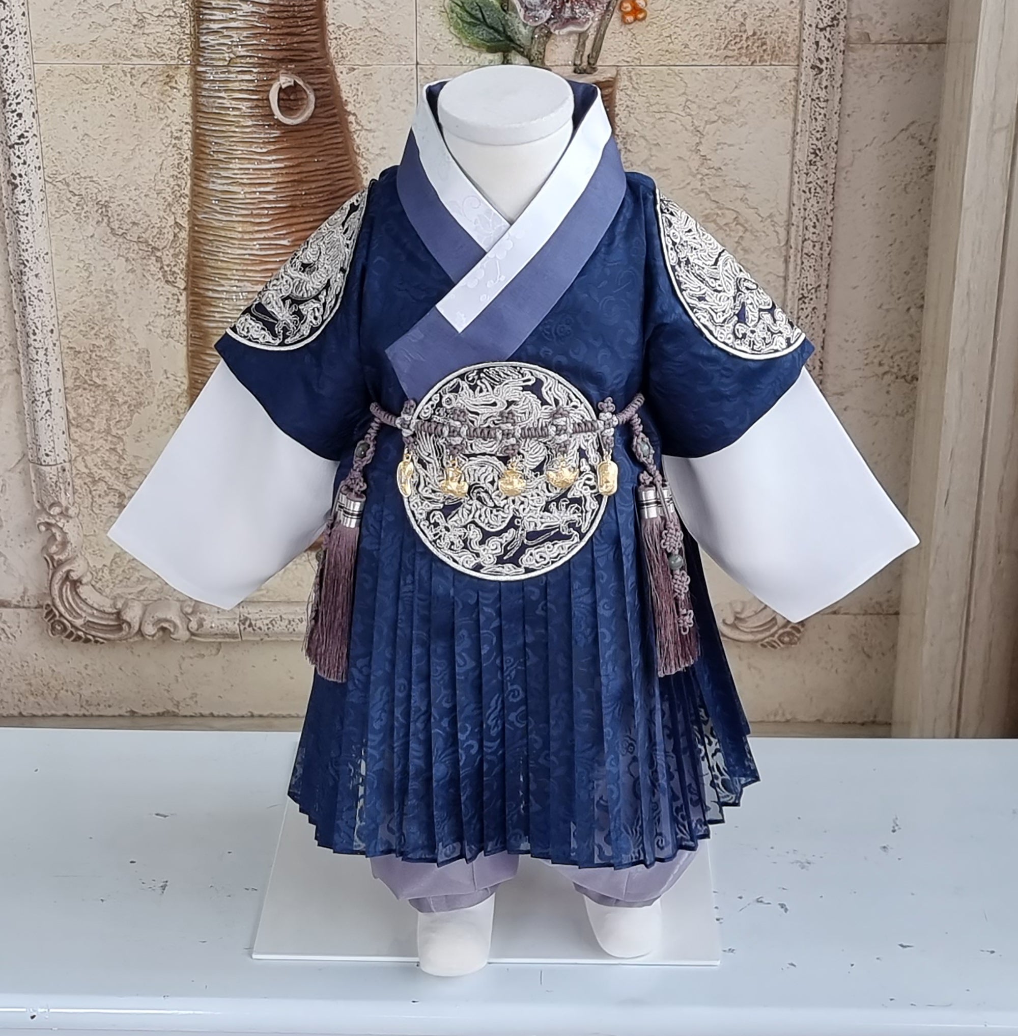 Korean Traditional Boy Baby Hanbok Dol Baikil Party Celebration 100th BellaHanbok