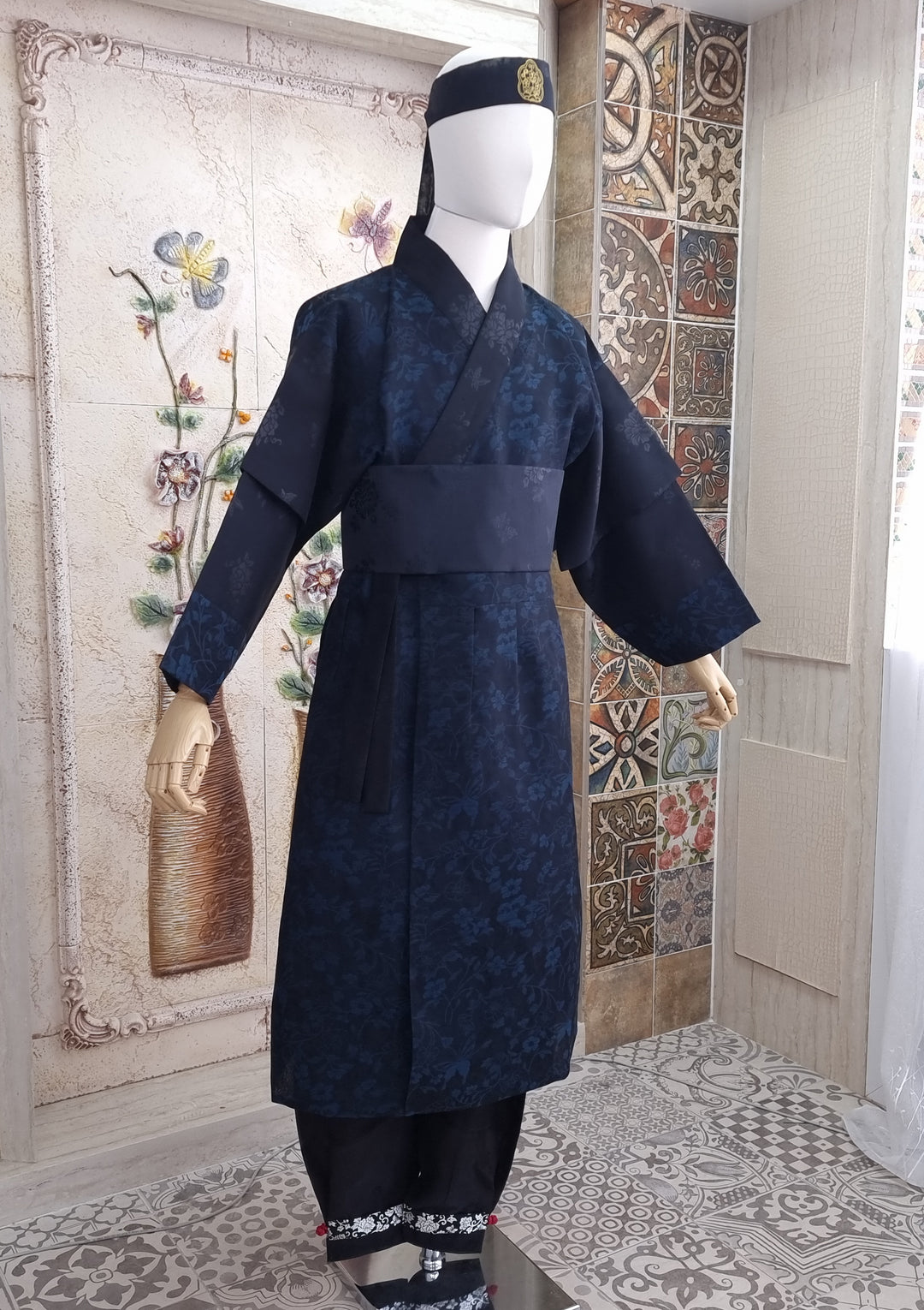 Korean Traditional Man Male Personal Custom Hanbok Solider Costume 무사옷 OSM712