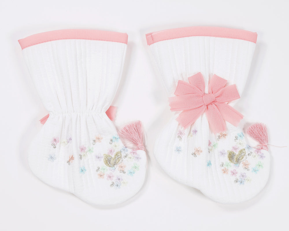 Korean Traditional Boy Girl Baby Hanbok Socks Beoseon 버선 Flower Embroidery Pastel Color Dol 1 Year SOC014