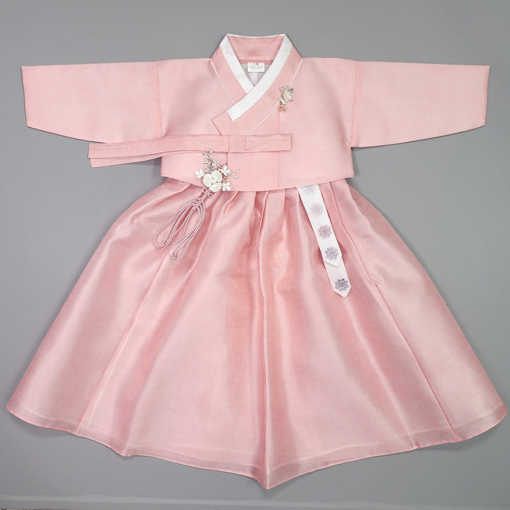 Hanbok Girl Baby Korea Traditional Clothing Set First Birthday Celebration Party 100th Birth Celebration 1–15 years&nbsp; Pink