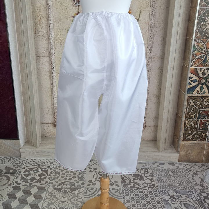 Hanbok Underwear 속바지 Free One Size Korean Traditional Woman Adult Clothing Hanbok Item Ivory OSU04