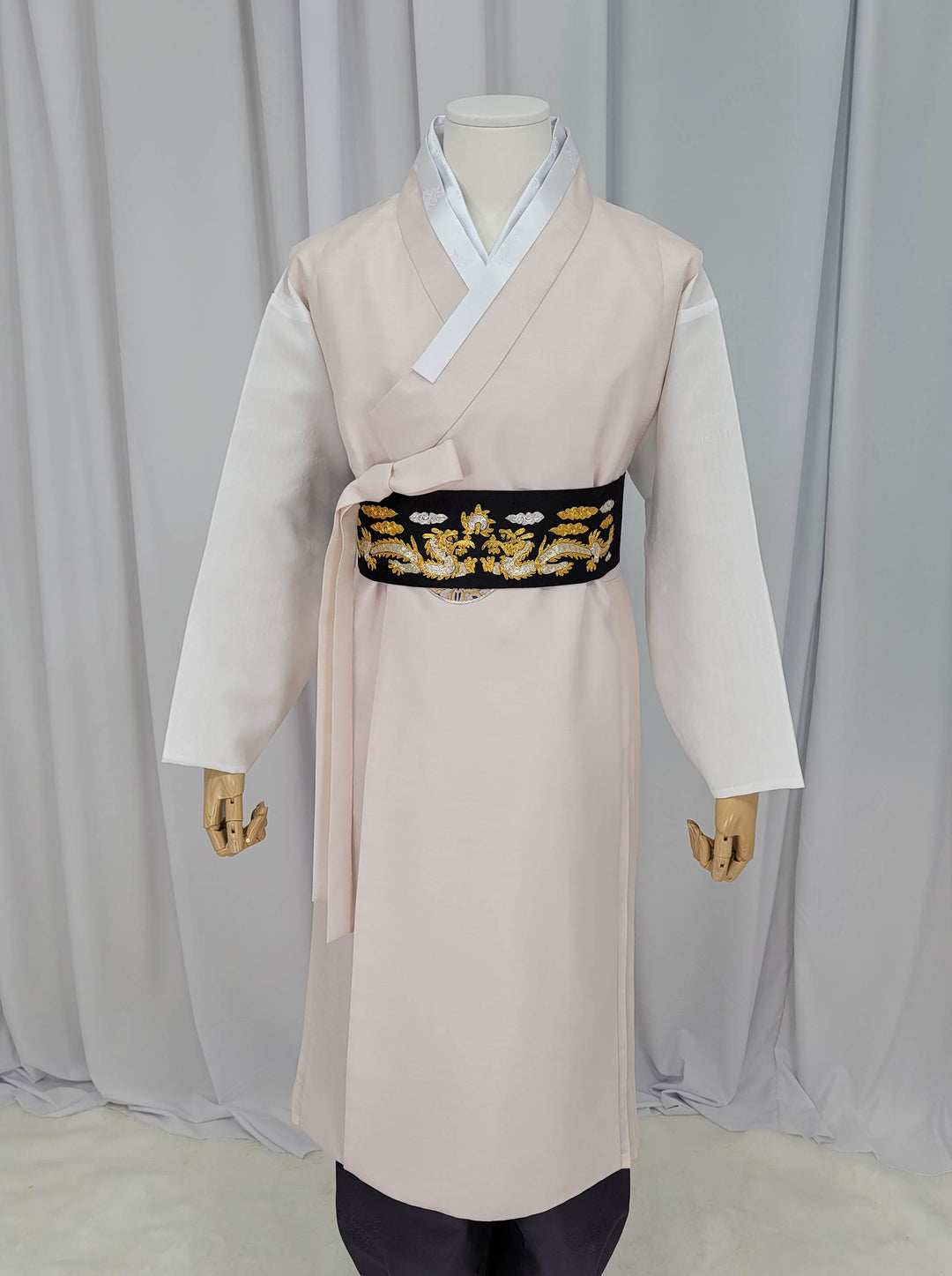 Korean Traditional Man Male Personal Custom Hanbok&nbsp; Ivory Dad Son Couple Wedding Party Ceremony OSM152