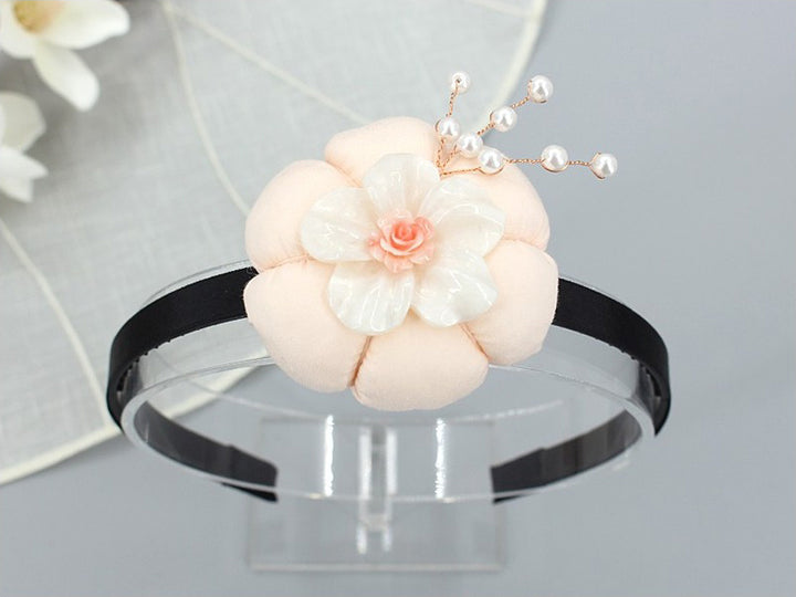 Girl's Hanbok Hair Accessory BASSI head&nbsp; Band Piece, Korea Traditional Flower J140