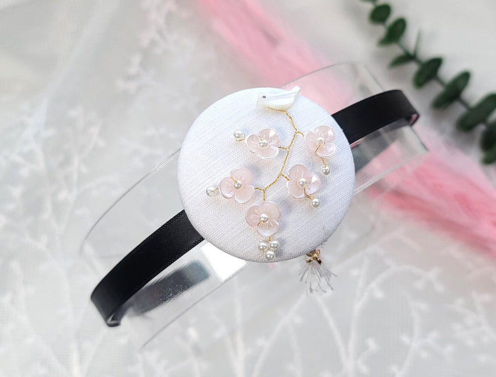 Girl's Hanbok Hair Accessory BASSI head&nbsp; Band Piece, Korea Traditional Flower J142