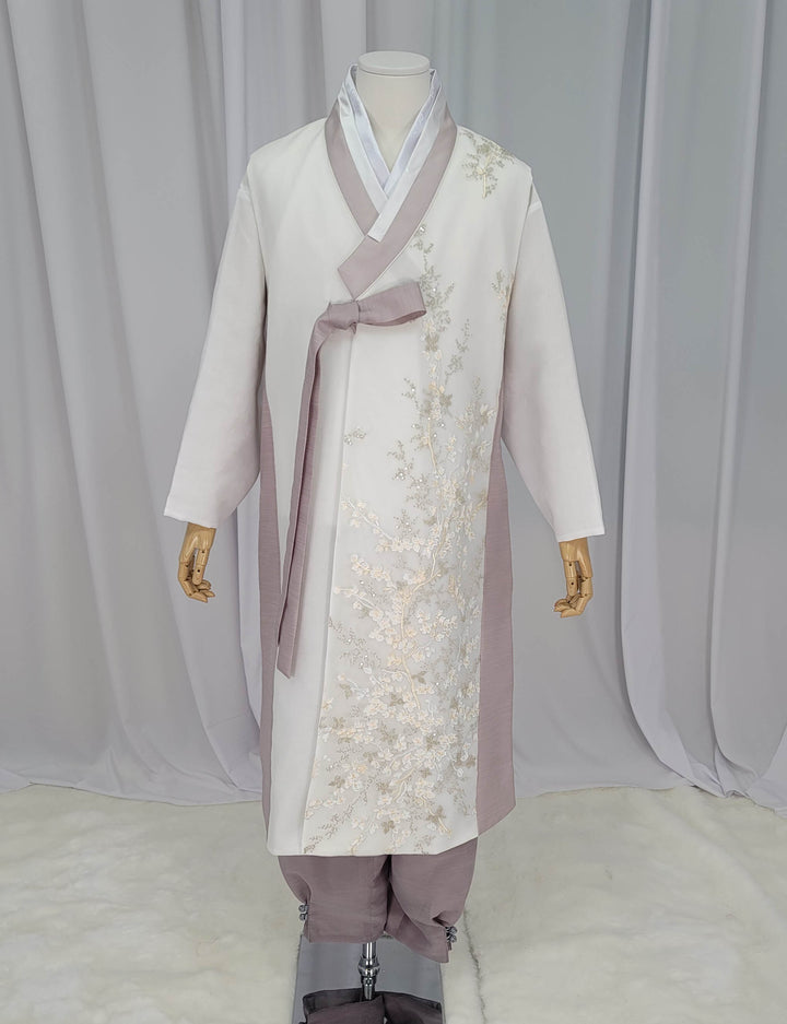 Korean Traditional Man Male Personal Custom Hanbok See Through Flower OSM161