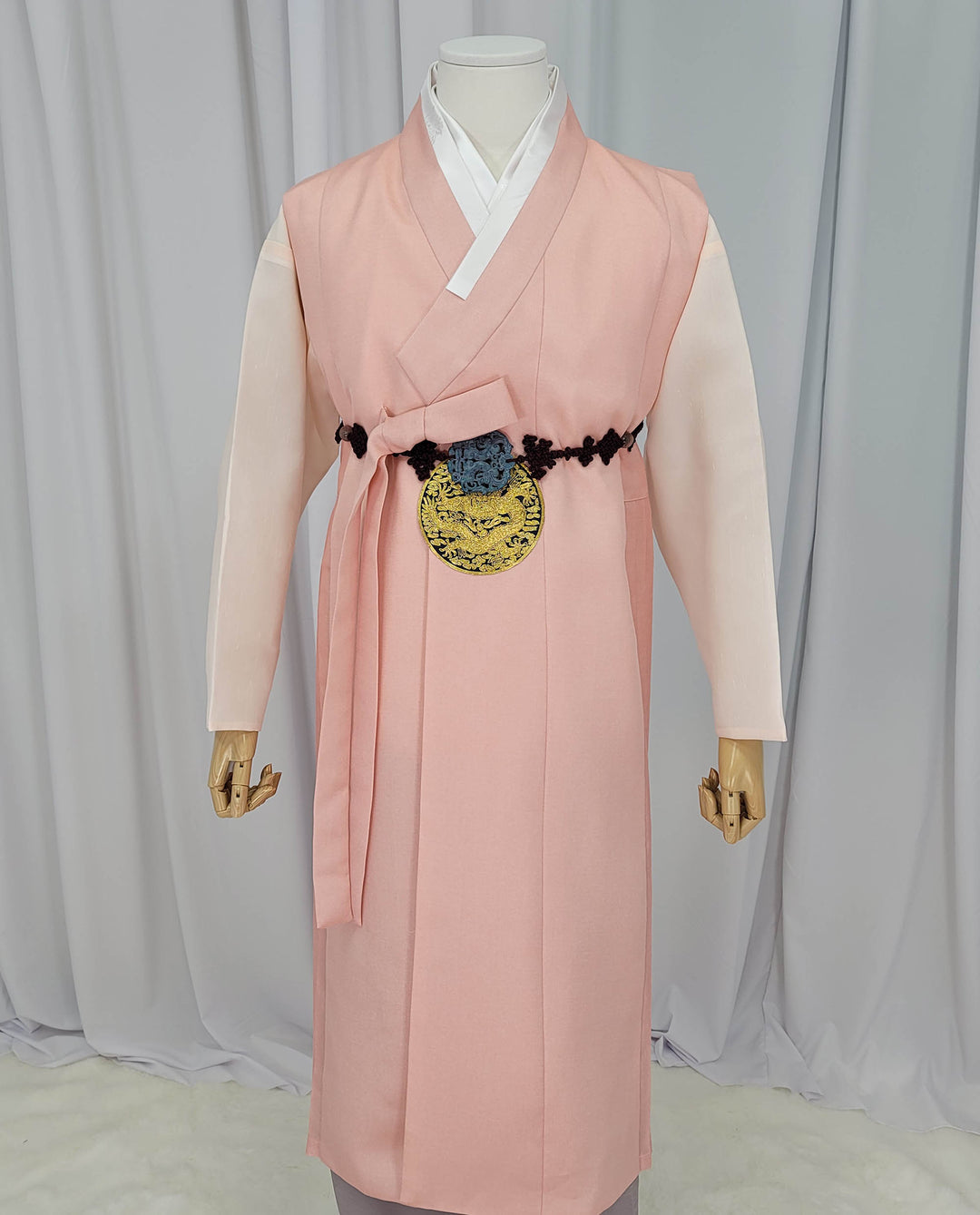 Korean Traditional Man Male Personal Custom Hanbok&nbsp; Peach Wedding Party Ceremony OSM147