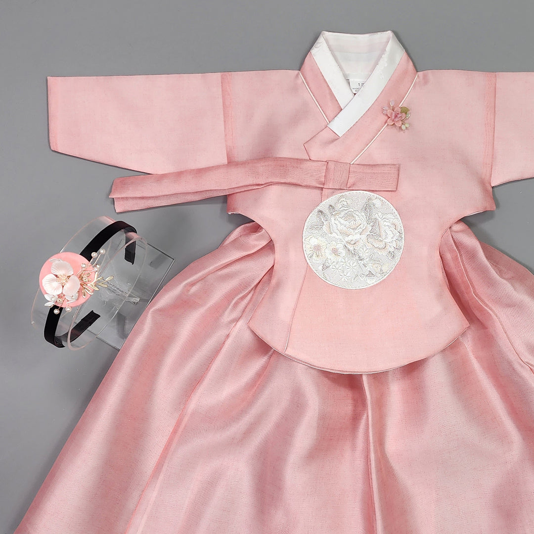 Hanbok Girl Baby Korea Traditional Clothing Set First Birthday Celebration Party 100th Birth Celebration 1–15 years&nbsp; Pink