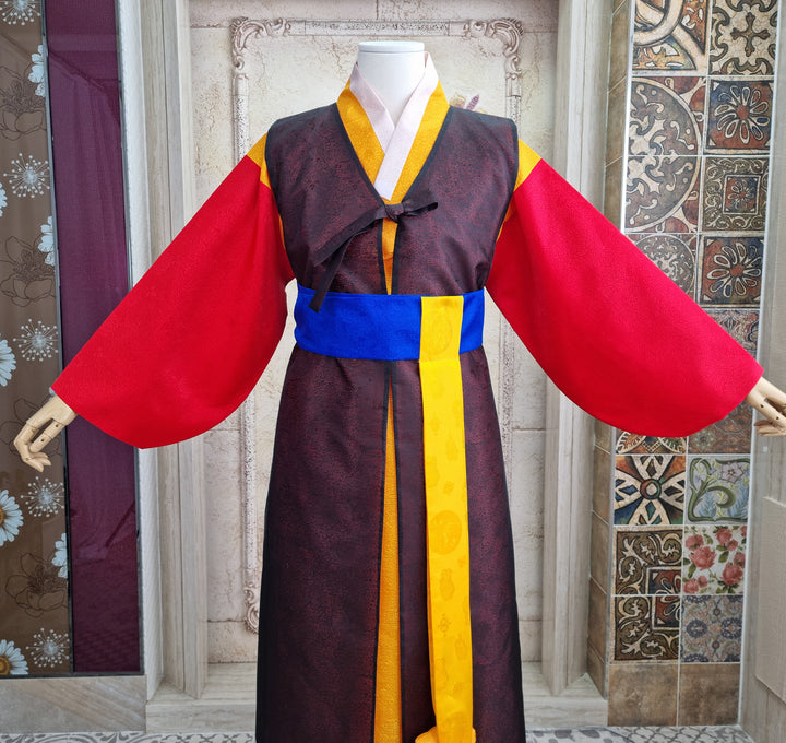 Korean Traditional Man Male Personal Custom Hanbok Solider Costume 포도대장옷 OSM711