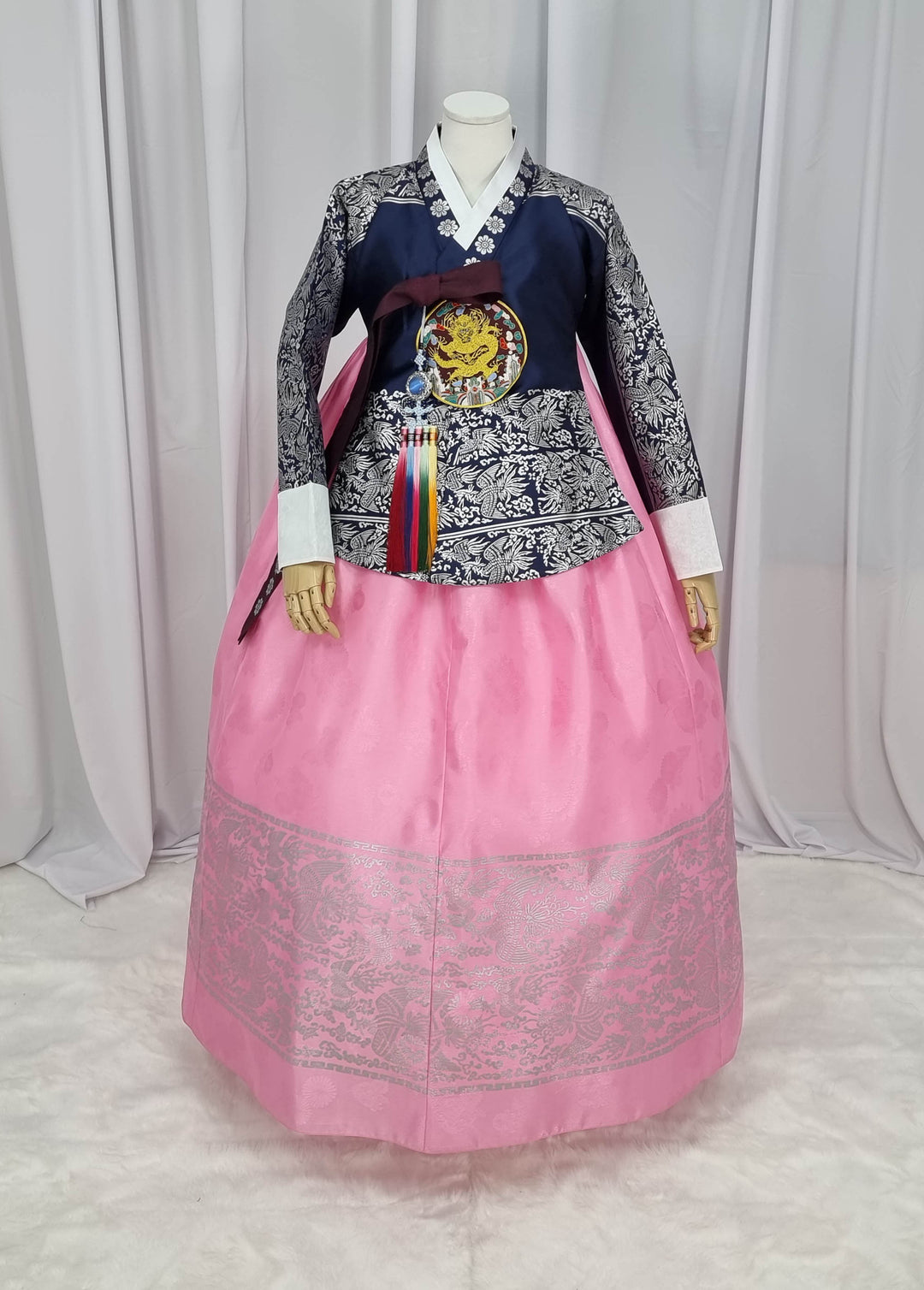 Korean Traditional Woman Personal Custom Hanbok Wedding Party Ceremony High Quality Print Dangui 당의 Queen Princess Design Hanbok OSW141