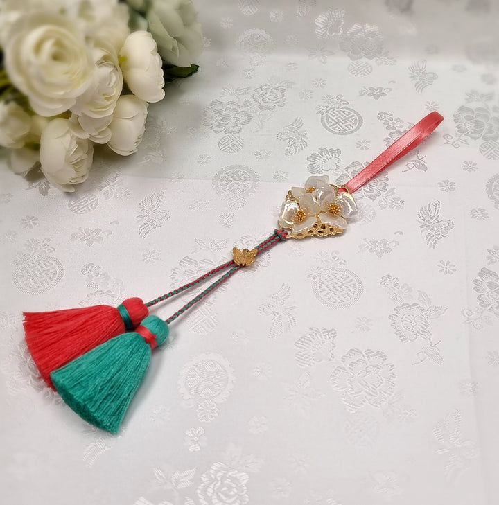 Hanbok Accessory Norigae 노리개 Baby Girl Boy Ornament Flower Tassel JTN120