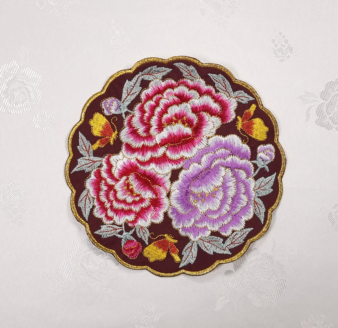 Korean Traditional Embroidery Patch Clothing DIY Accessory 15.5 cm BAP006