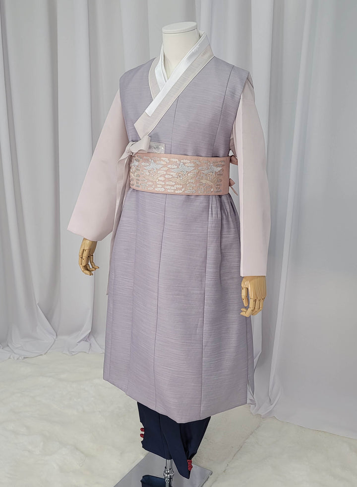 Korean Traditional Man Male Personal Custom Hanbok Violet OSM163