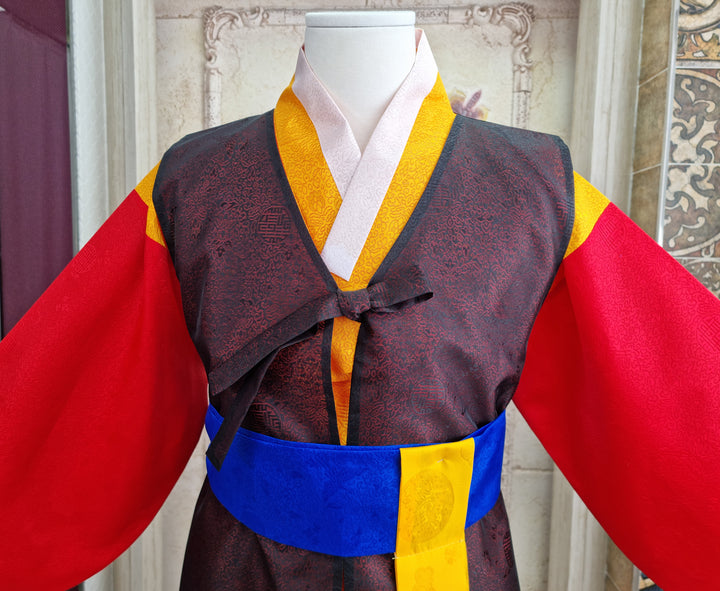 Korean Traditional Man Male Personal Custom Hanbok Solider Costume 포도대장옷 OSM711