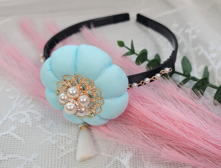 Girl's Hanbok Hair Accessory BASSI head&nbsp; Band Piece, Korea Traditional Flower J139