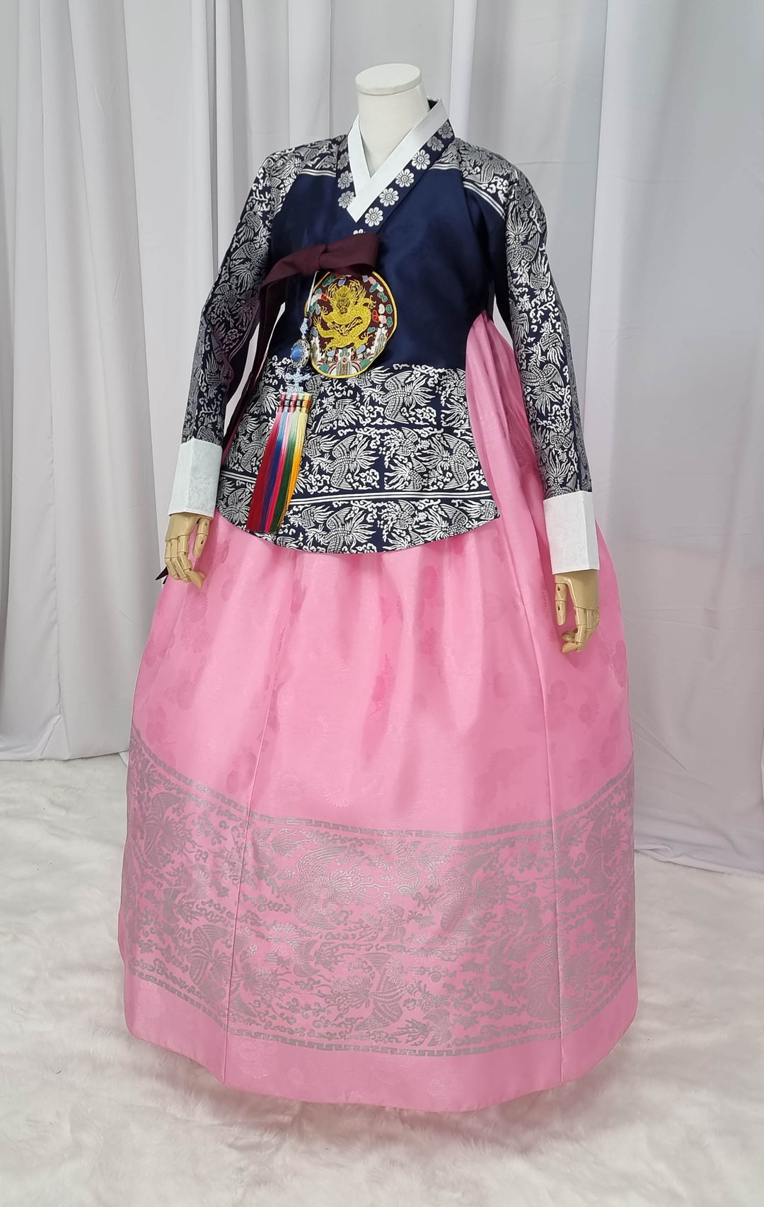 Korean Traditional Woman Personal Custom Hanbok Wedding Party Ceremony High Quality Print Dangui 당의 Queen Princess Design Hanbok OSW141