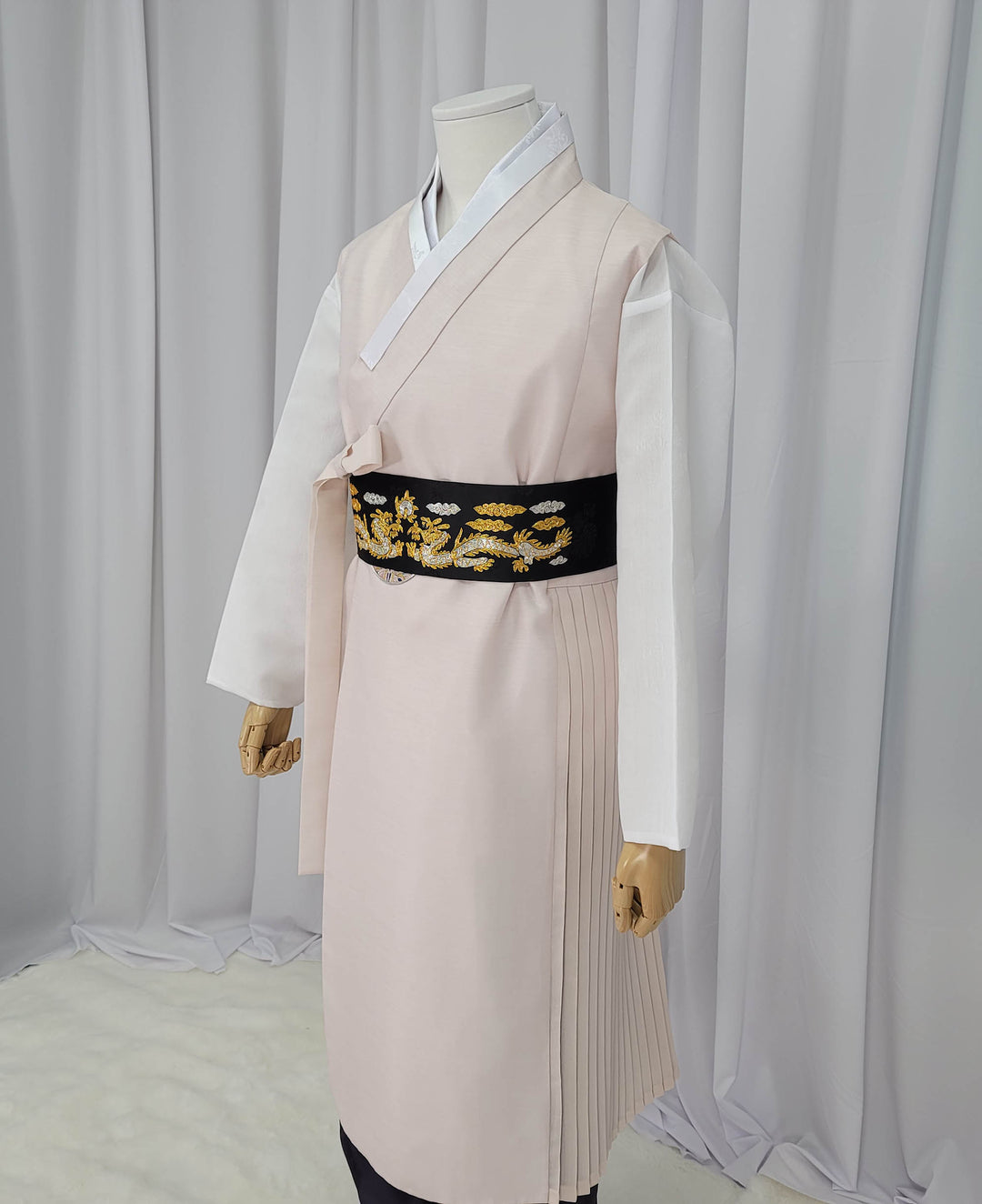 Korean Traditional Man Male Personal Custom Hanbok&nbsp; Ivory Dad Son Couple Wedding Party Ceremony OSM152