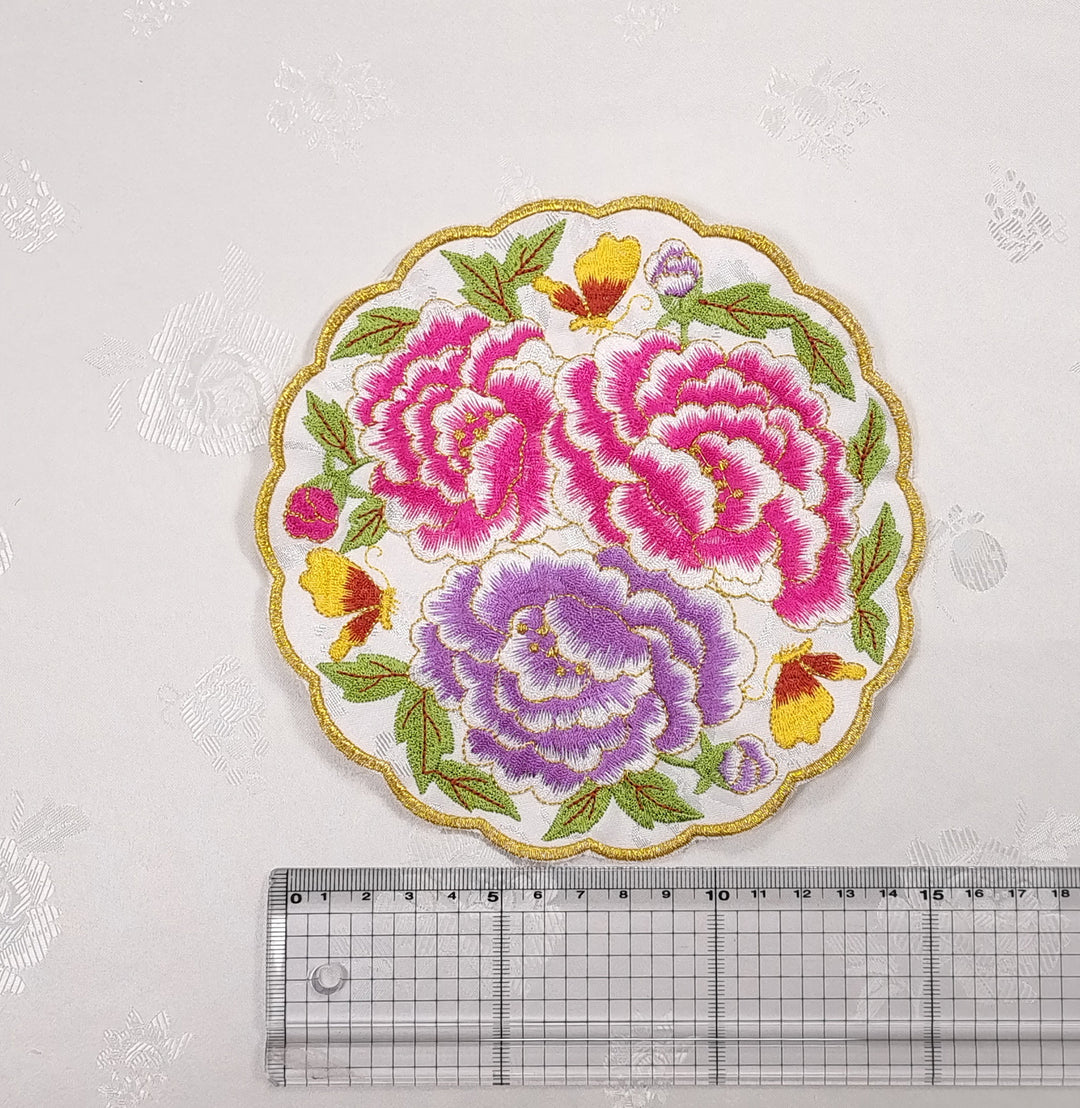 Korean Traditional Embroidery Patch Clothing DIY Accessory 15.5 cm BAP006