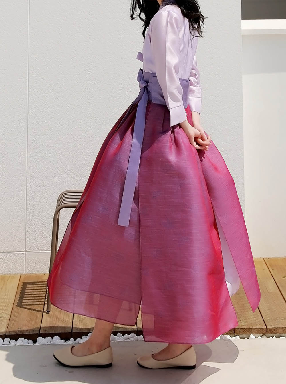 Korean Modern Daily Hanbok Skirt Casual Modernized Party Celebration SSN008