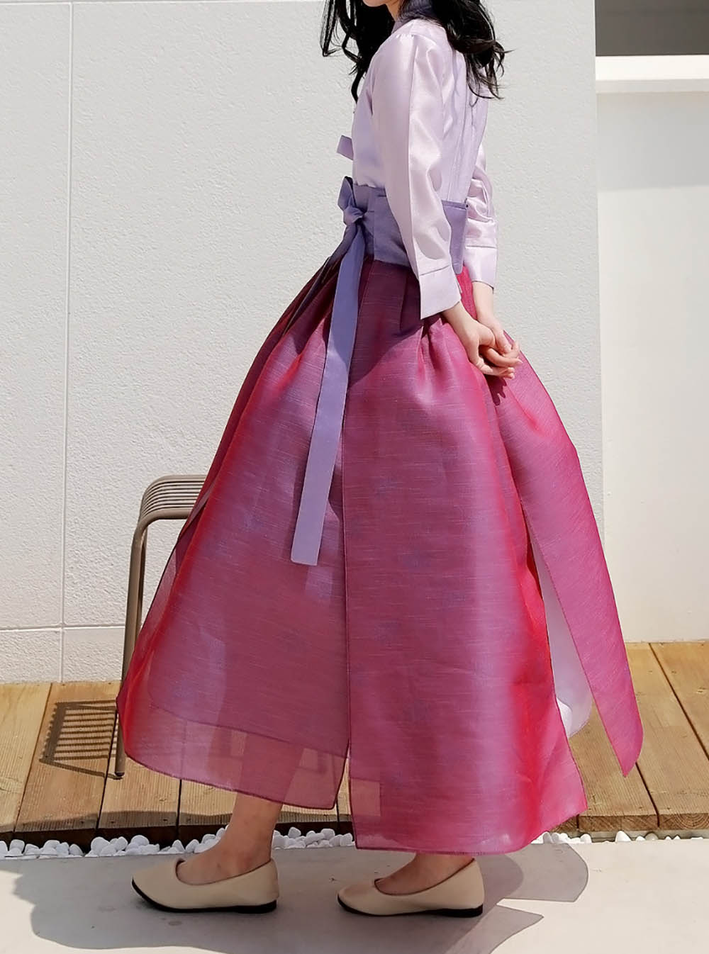 Korean Modern Daily Hanbok Skirt Casual Modernized Party Celebration SSN008