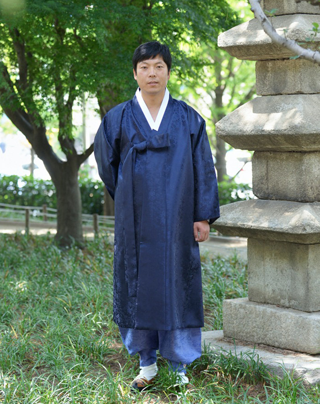 Korean Traditional Man's Jacket Coat Durumagi 두루마기 Clothing Ceremony KND003