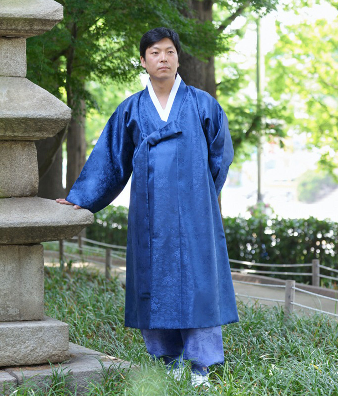 Korean Traditional Man's Jacket Coat Durumagi 두루마기 Clothing Ceremony KND003