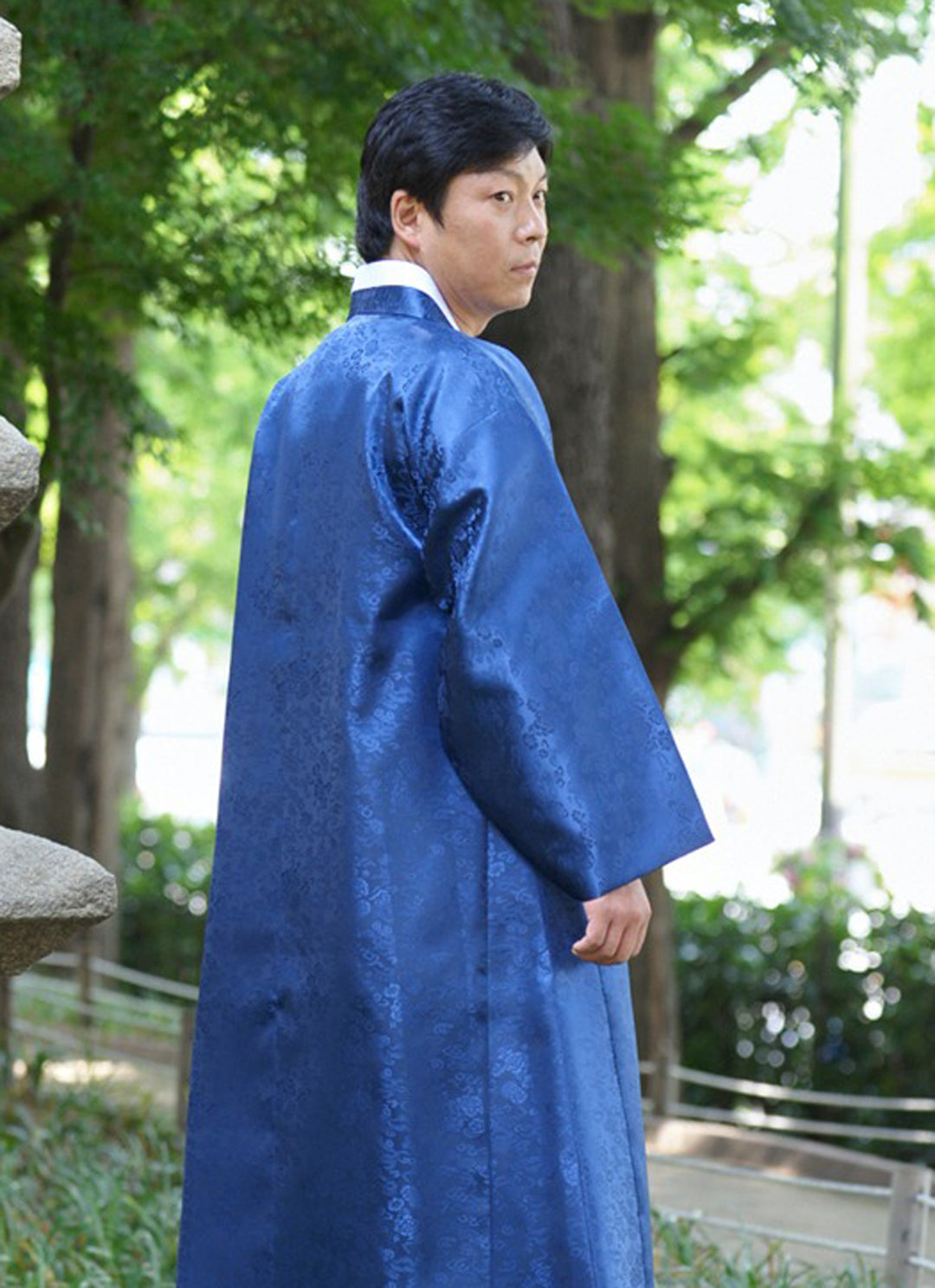 Korean Traditional Man's Jacket Coat Durumagi 두루마기 Clothing Ceremony KND003