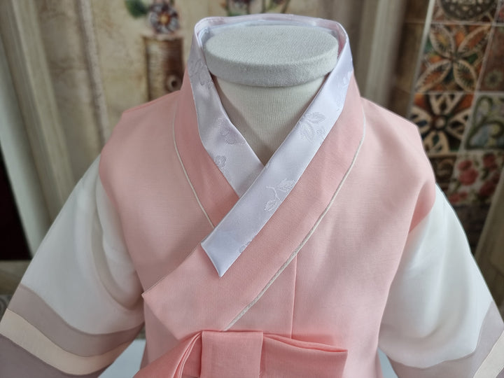 Hanbok Boy Baby Korea Traditional Clothing Set First Birthday Celebration Party 100th Birth Celebration 1–15 years Baby Pink HGB104