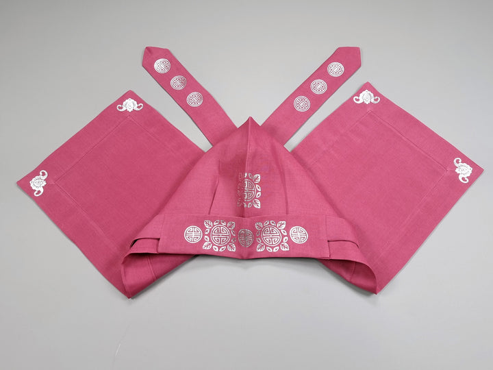 Korean Traditional Boy Baby Hanbok Hat BOKGUN 복건 100th-2 Ages Baikil Dol 1st Birthday HGB110