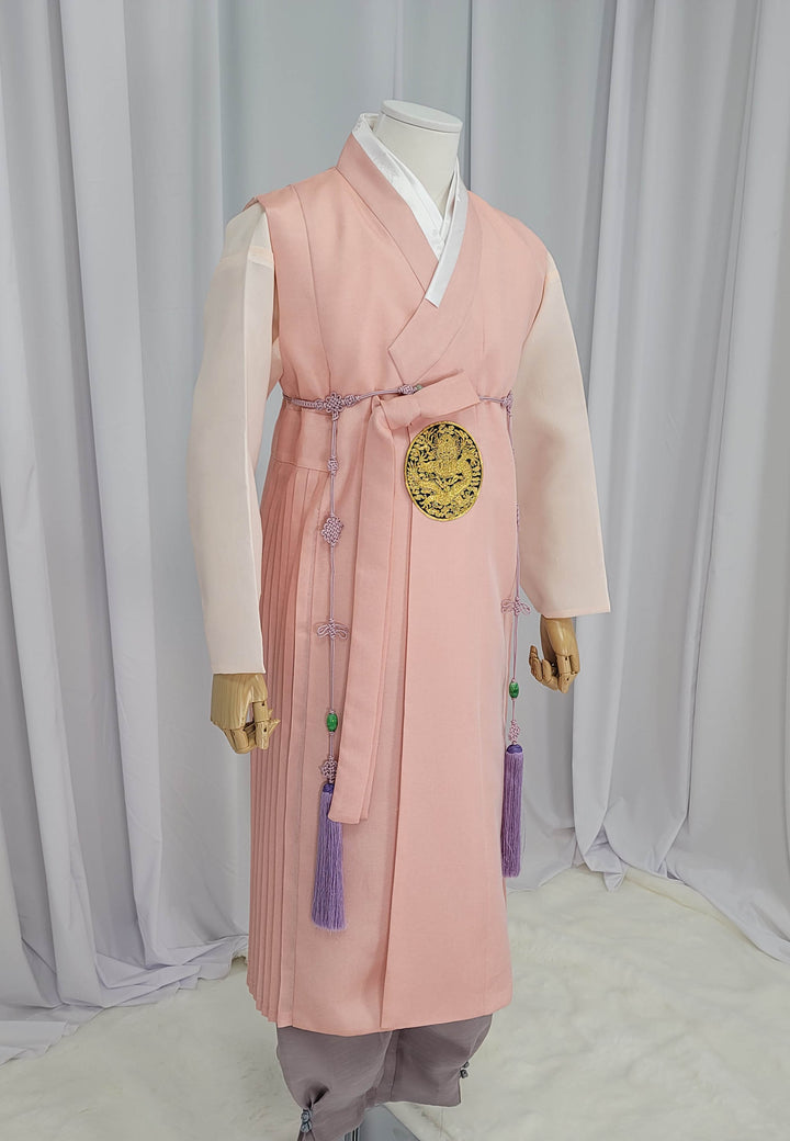 Korean Traditional Man Male Personal Custom Hanbok&nbsp; Peach Wedding Party Ceremony OSM147