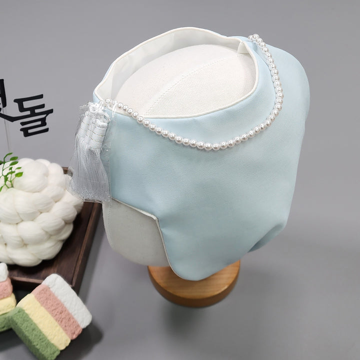 Hanbok Hat for Girl Baby Korea Traditional Cap 조바위 Accessory HJ01